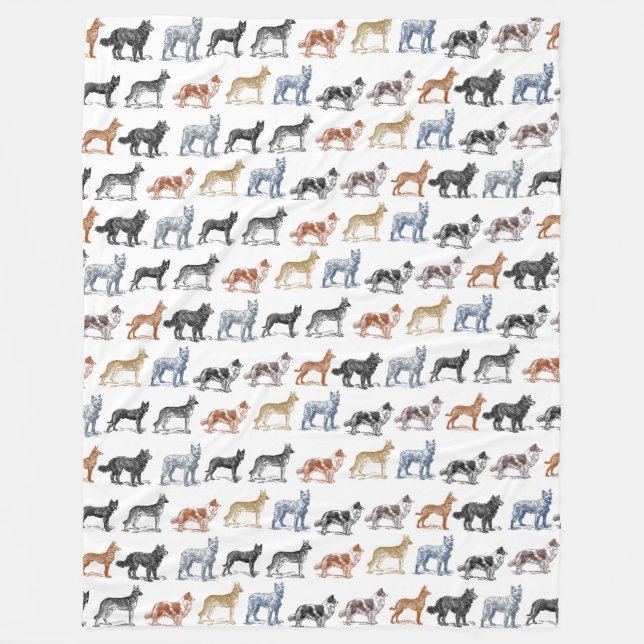 Manta Polar Perros de todas las clases (Anverso)