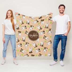 Manta Polar Perros Jack Russell melocotón o cualquier color mo