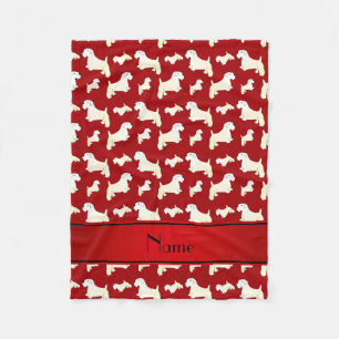 Manta Polar Perros rojos conocidos personalizados de Sealyham