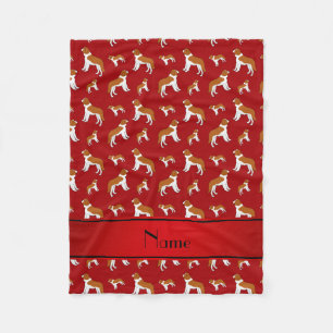 Manta Polar Perros rojos conocidos personalizados de St