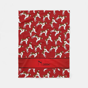 Manta Polar Perros rojos conocidos personalizados del perro de