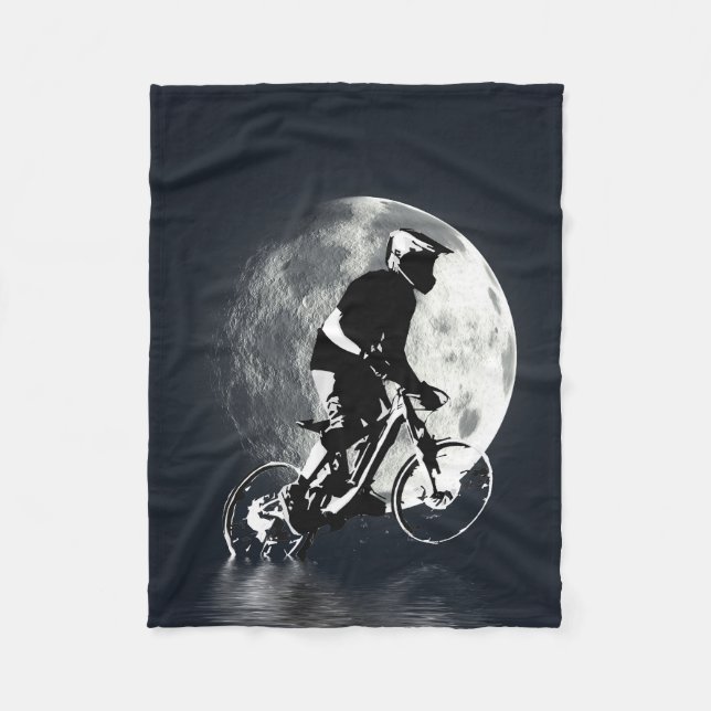 Manta Polar Persiguiendo a la luna - Montaña Biker (Anverso)