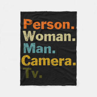Manta Polar Person Woman Man Camera Tv Cognitive Test Shirt Tr