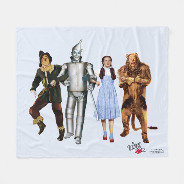 Manta Polar Personajes clásicos de El mago de Oz (Frente (Horizontal))