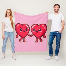 Personajes de Corazón Adorables que se Toman de la