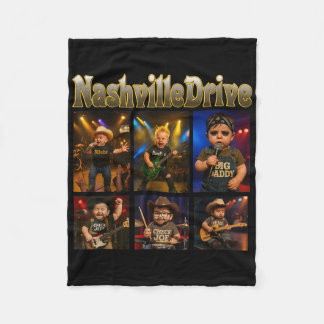 Manta Polar Personajes de Nashville Drive Baby