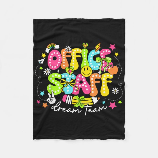 Manta Polar Personal De Office Dream Team First Day Retro (Anverso)