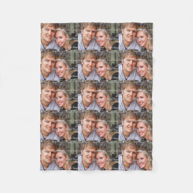 Manta Polar Personalice la foto hacen sus los propios (Anverso)