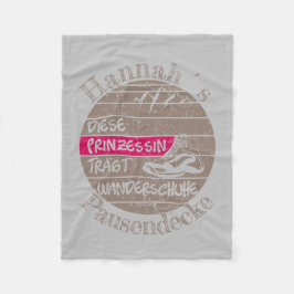 Manta Polar personalisierbar Nombre Prinzessin Wanderschuhe