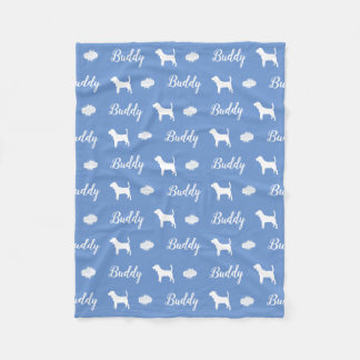 Manta Polar Personalisierte Decke für Beagle Freunde