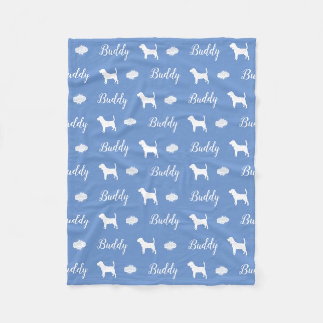 Manta Polar Personalisierte Decke für Beagle Freunde (Anverso)