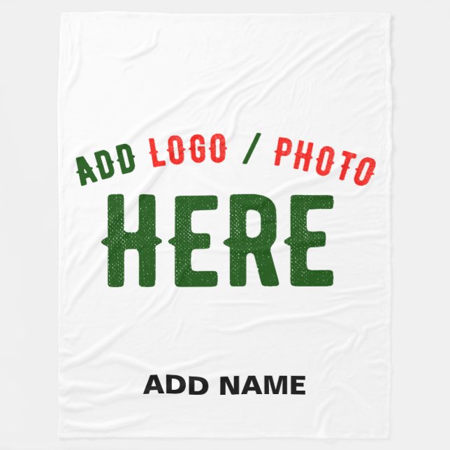 MANTA POLAR PERSONALIZABLE MODERNO ESTILO BLANCO VERIFICADO MA (Anverso)