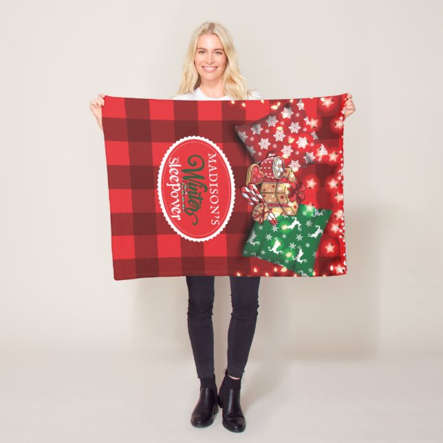 Manta Polar Personalización de la fiesta de cumpleaños de invi (In situ)