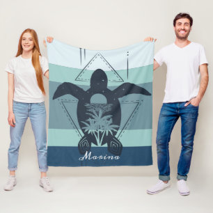Manta Polar Personalización de la tortuga geométrica moderna