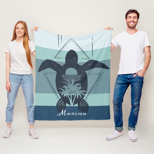 Manta Polar Personalización de la tortuga geométrica moderna (In situ)