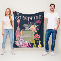 Personalización Nombre Perfume Botellas Floral Ros