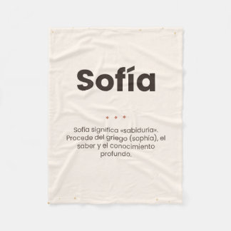 Manta polar personalizada: nombre y su significado
