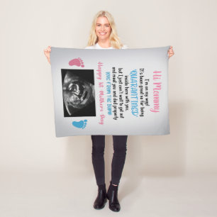 Manta Polar Personalizada, querida mami Blanket desde el bulto