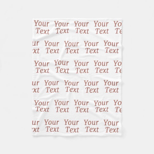 Manta Polar Personalizado (Anverso)