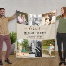 Personalizado 6 Foto En Memoria Amada Beige