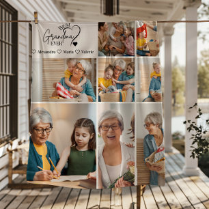 Manta Polar Personalizado 8 Foto Mejor Abuela Jamás Minimalist