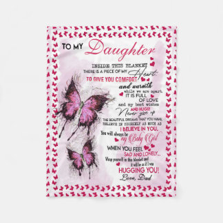 Manta Polar Personalizado A Mi Matta De Hija Que Siempre