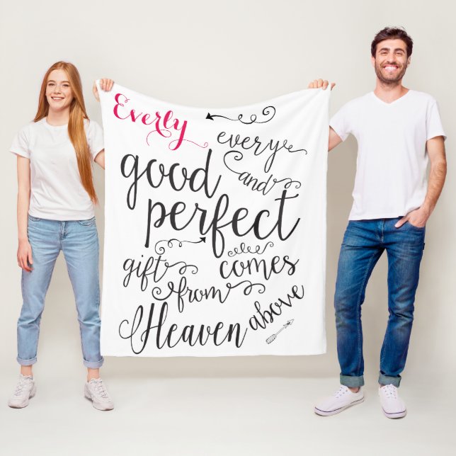 Manta Polar Personalizado Cada Buen Regalo Viene Del Cielo (In situ)