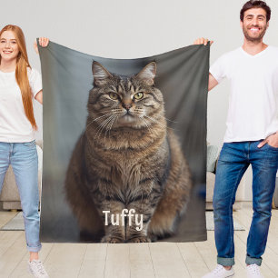 Manta Polar Personalizado Cat Fleece Blanket Mascota Idea de r