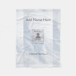 Manta Polar Personalizado Confortable Memorial Blanket