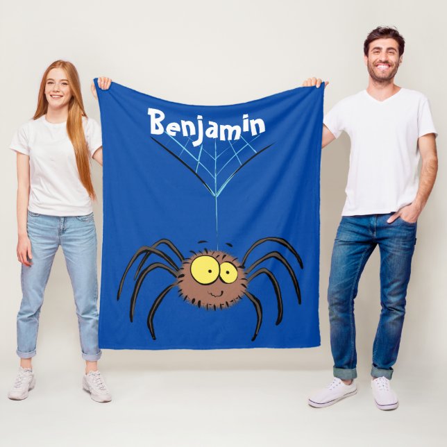 Manta Polar Personalizado de araña suave y adorable (In situ)