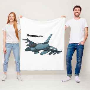 Manta Polar Personalizado de avión de combate militar
