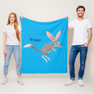 Manta Polar Personalizado de bilby australiano feliz