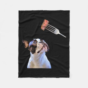 Manta Polar Personalizado de Bulldog francés filtra filete cen