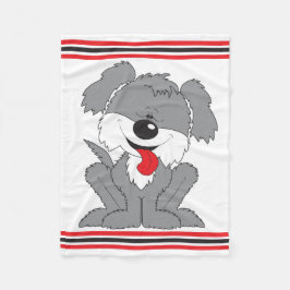 Manta Polar Personalizado de cachorros agrietados