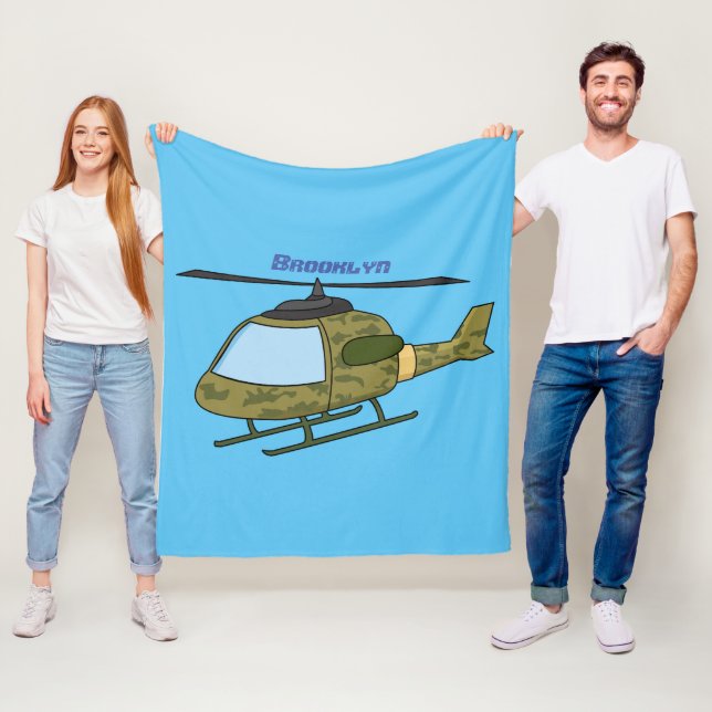 Manta Polar Personalizado de helicópteros de camoflage del ejé (In situ)