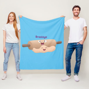 Manta Polar Personalizado de horneado de rodillos y pasta de m