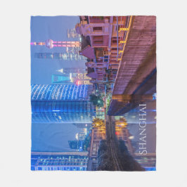 Manta Polar Personalizado del distrito financiero de Shanghai