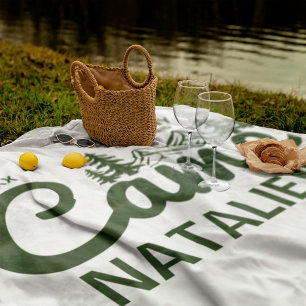 Manta Polar Personalizado del partido Bachelorette de Camp Bac