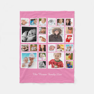 Manta Polar Personalizado DIY personalizado único de collage d