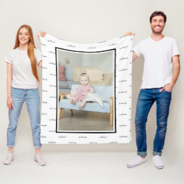 Manta Polar Personalizado DIY personalizado único de fotografí