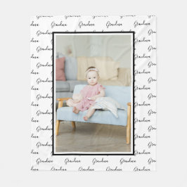 Manta Polar Personalizado DIY personalizado único de fotografí