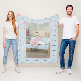 Manta Polar Personalizado DIY personalizado único de fotografí