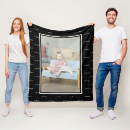 Manta Polar Personalizado DIY personalizado único de fotografí