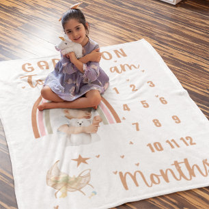 Manta Polar Personalizado el ropero de fotos de bebé barro arc