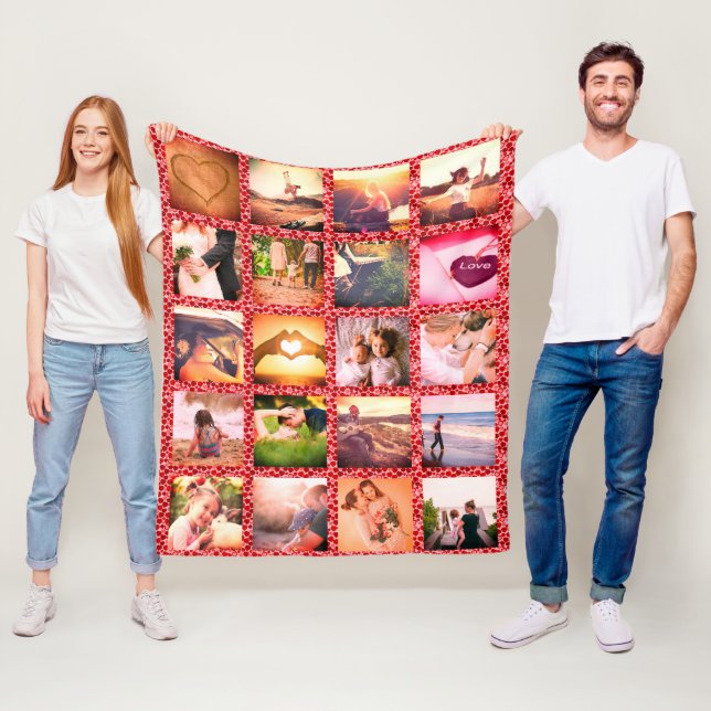 Manta Polar Personalizado envuelto con amor (In situ)