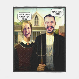 Manta Polar Personalizado famoso cuadro en el agujero