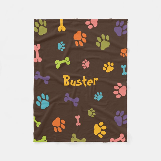 Manta Polar Personalizado Fleece Dog Blanket (Anverso)