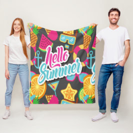 Manta Polar Personalizado Fruits Fleece Blanket