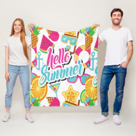 Manta Polar Personalizado Fruits Fleece Blanket