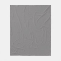 Personalizado Gray Fleece Blanket 50x60 Regalo aco